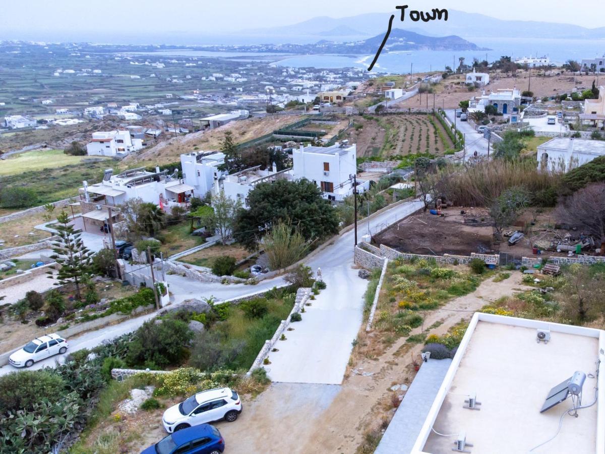 Cycladic Home On The Hill With Beautiful Views!! Agkidia Eksteriør bilde